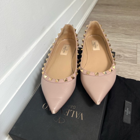 Valentino rockstud flats size 38 - Picture 2 of 6